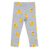 Stella McCartney Grey Tennis Ball Print Jersey Leggings