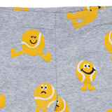 Stella McCartney Grey Tennis Ball Print Jersey Leggings