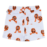 Stella McCartney White Shorts With All-Over Basketball Print