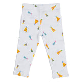 Stella McCartney White Party Hat Print Leggings