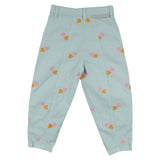 Stella McCartney Green Heart-Embroidered Gabardine Trousers
