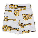 Stella McCartney White Guitar Print Shorts