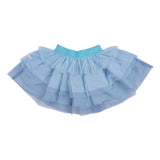 Stella McCartney Blue Tiered Tulle Mini Skirt