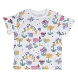 Stella McCartney Ivory Cotton Jersey Floral T-Shirt