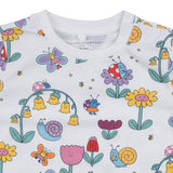 Stella McCartney Ivory Cotton Jersey Floral T-Shirt
