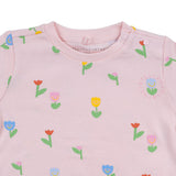 Stella McCartney Pink Floral Print T-Shirt