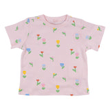 Stella McCartney Pink Floral Print T-Shirt
