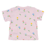 Stella McCartney Pink Floral Print T-Shirt