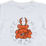 Stella McCartney White Bug Band Graphic T-Shirt