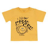Stella McCartney Mustard Music Man T-Shirt In Cotton