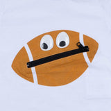 Stella McCartney White Rugby Ball Character T-Shirt