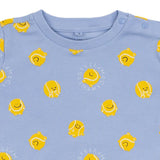 Stella McCartney Blue Tennis Ball Print T-Shirt