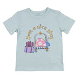 Stella McCartney Grey T-Shirt With Graphic Print On The Front