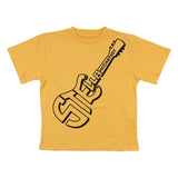 Stella McCartney Mustard Guitar Graphic T-Shirt