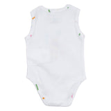 Stella McCartney White Party Hat Print Bib And Romper Set