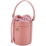 Dolce & Gabbana Pink Leather Dg Logo Bucket Bag