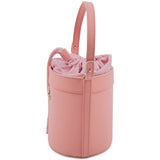 Dolce & Gabbana Pink Leather Dg Logo Bucket Bag