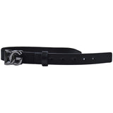 Dolce & Gabbana Black Elasticated Dg Logo Belt