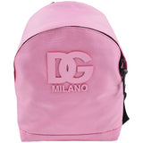Dolce & Gabbana Pink Backpack With Dg Patch