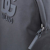 Dolce & Gabbana Black Backpack With Dg Patch