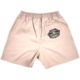 Dolce & Gabbana Dark Beige Shorts With Logo Patch