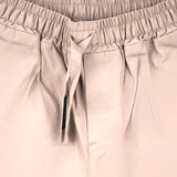 Dolce & Gabbana Dark Beige Shorts With Logo Patch