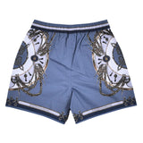 Dolce & Gabbana Blue Cargo Print Shorts