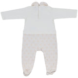 Dolce & Gabbana White Babysuit Set With Dg Logo Embroidery