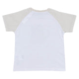 Dolce & Gabbana White & Beige Leopard T-Shirt With Dg Logo