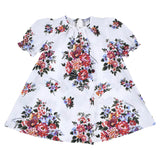 Dolce & Gabbana White & Red Floral Dress