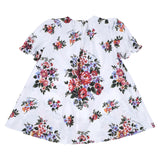 Dolce & Gabbana White & Red Floral Dress