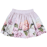 Dolce & Gabbana Multicolor Hydrangea Print Skirt