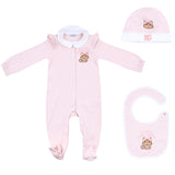 Dolce & Gabbana Pink Cub Print Babygrow Set