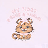 Dolce & Gabbana Pink Cub Print T-Shirt