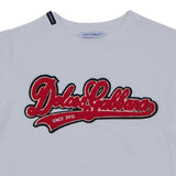 Dolce & Gabbana White Logo Patch T-Shirt