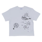 Dolce & Gabbana White Stamped Logo Print T-Shirt