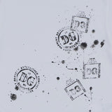 Dolce & Gabbana White Stamped Logo Print T-Shirt