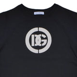 Dolce & Gabbana Black Dg Applique T-Shirt