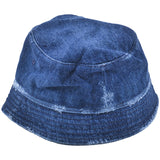 Dolce & Gabbana Blue Logo Plate Bucket Hat