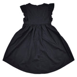 Moschino Black Rhinestone Logo Dress