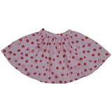 Moschino Pink Cotton Poplin Cherries Skirt