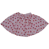 Moschino Pink Cotton Poplin Cherries Skirt