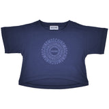 Moschino Navy Circular Logo T-Shirt