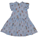 Moschino White Kids Bear-Print Dress