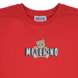 Moschino Red Teddy Bear Logo Dress