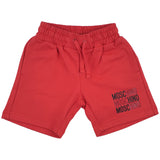 Moschino White & Red Cotton Shorts Set