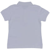 Moschino White Logo-Applique Polo Shirt