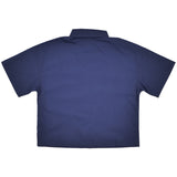 Moschino Blue Cotton Shirt With Teddy Bear Logo