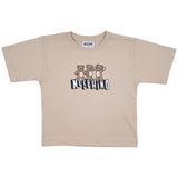 Moschino Beige & Navy Blue Maxi Shorts Set