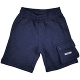 Moschino Beige & Navy Blue Maxi Shorts Set